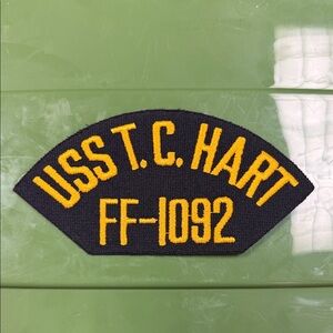 USS T.C. Hart FF-1092 embroidered naval Patch